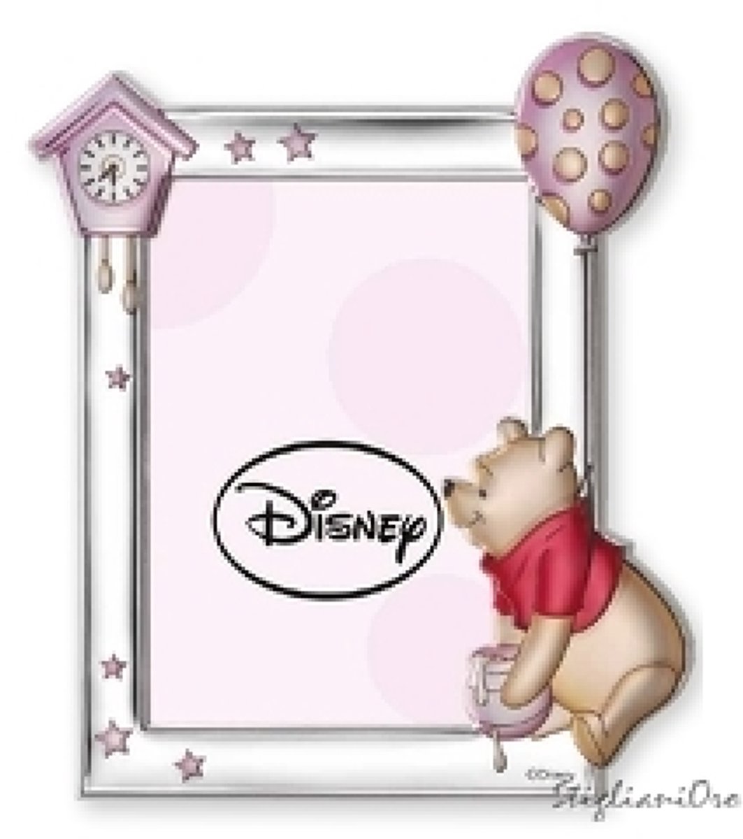 DISNEY - WINNIE P/FRAME 13X18 PINK