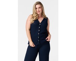 MS Mode Top Gilet met stretch