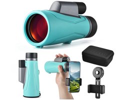 Monoculaire Verrekijker 12x50 met ED-Lens – Krachtige Telescoop met BAK4 Prisma, SMC Coating, IPX7 Waterdicht | Voor Vogelspotten, Jacht, Wandelen & Camping