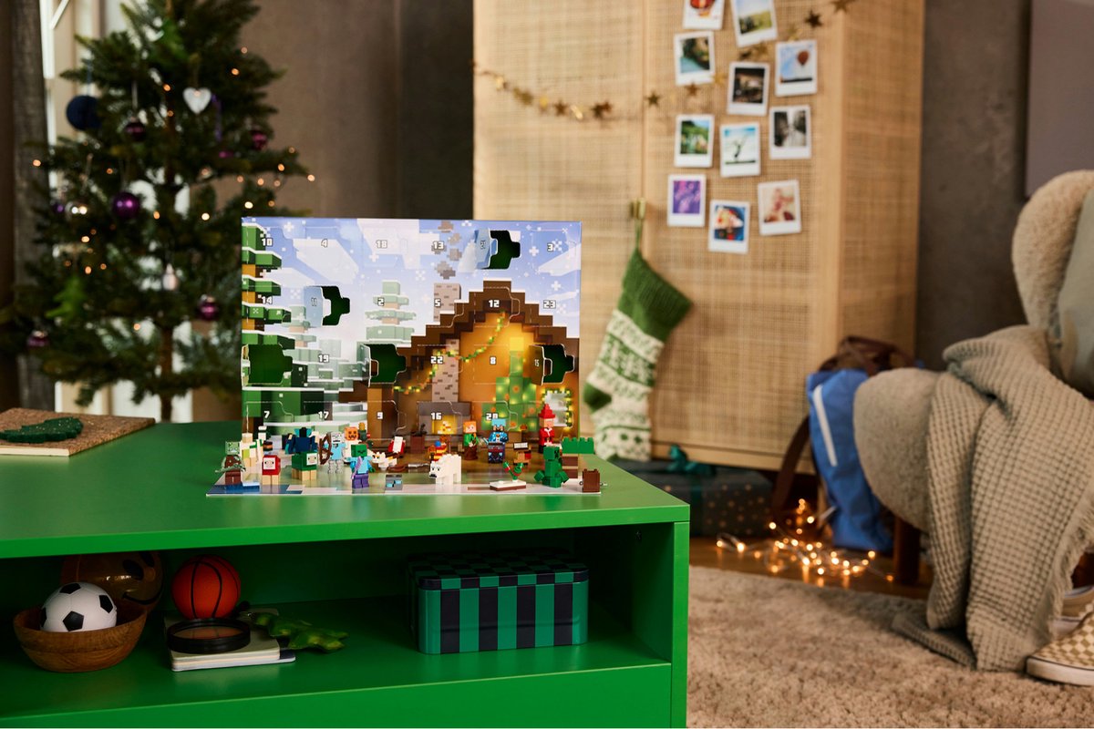 LEGO® Minecraft® Adventskalender 2025, Gamingcadeau - 21280 – foto 3