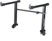 Zware Keyboard Stand Pianobank Palissander MUSIC STORE B-99 TNA Keyboard Stand 2-Tier (Black) | België MUSIC STORE Keyboard Accessoires Standaard Voor Synthesizer