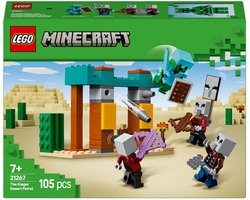 foto van LEGO Minecraft De Illagers in de woestijn gamingset voor kinderen - 21267