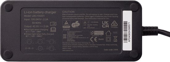 Bosch Active/Performance Vervangende Fietsacculader (voor Powerpack/Powertube Accu's) - 36V 2A van Bosch — afbeelding 4