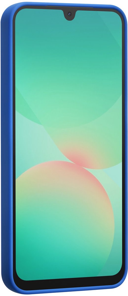 TUNIQ Back cover - Galaxy A26 - Diepblauw - Flexibele siliconen - Verhoogde randen