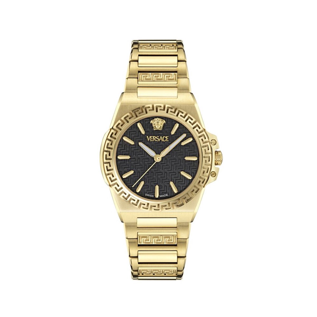 Versace Greca Reaction VE0D00525 Horloge - Staal - Goudkleurig - Ø 38 mm