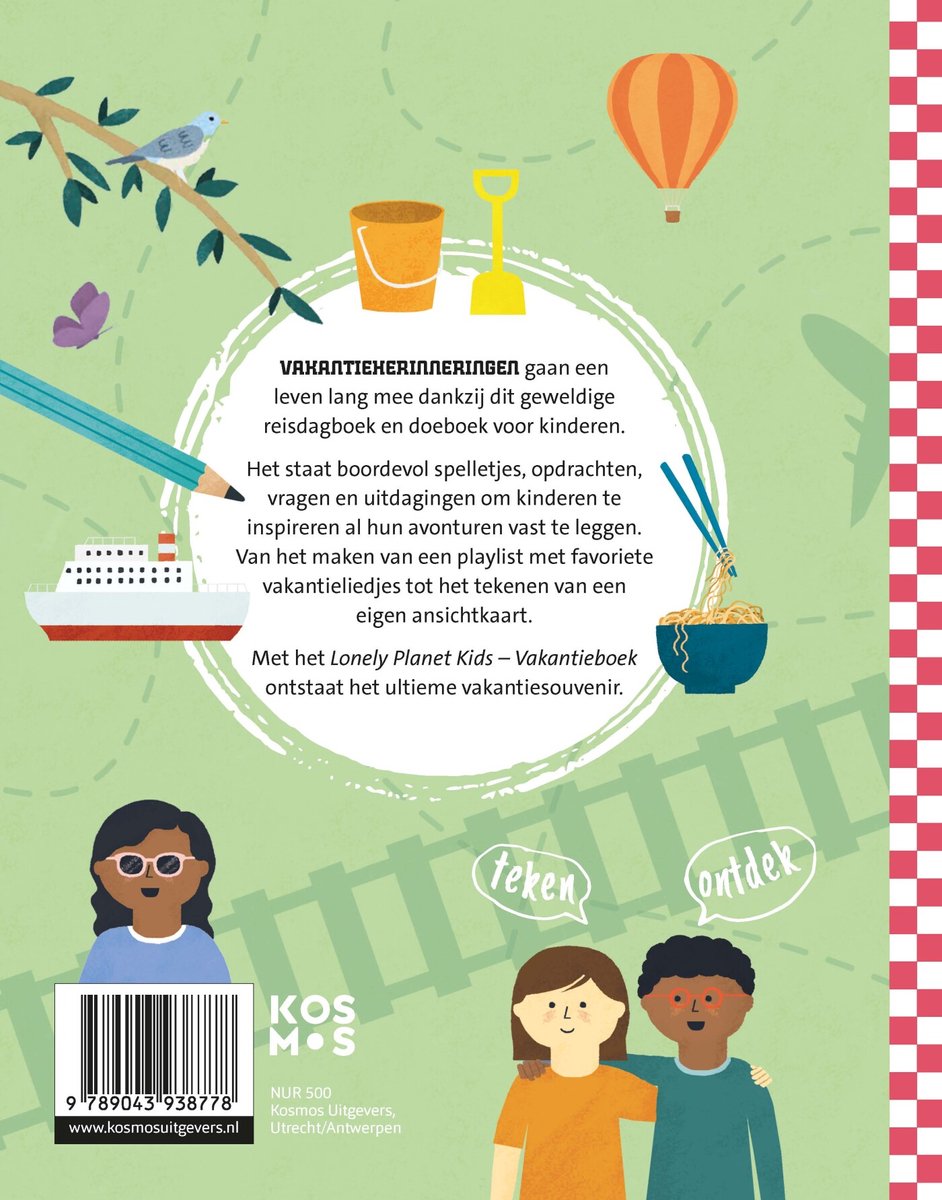 Lonely Planet Kids Vakantieboek - back cover