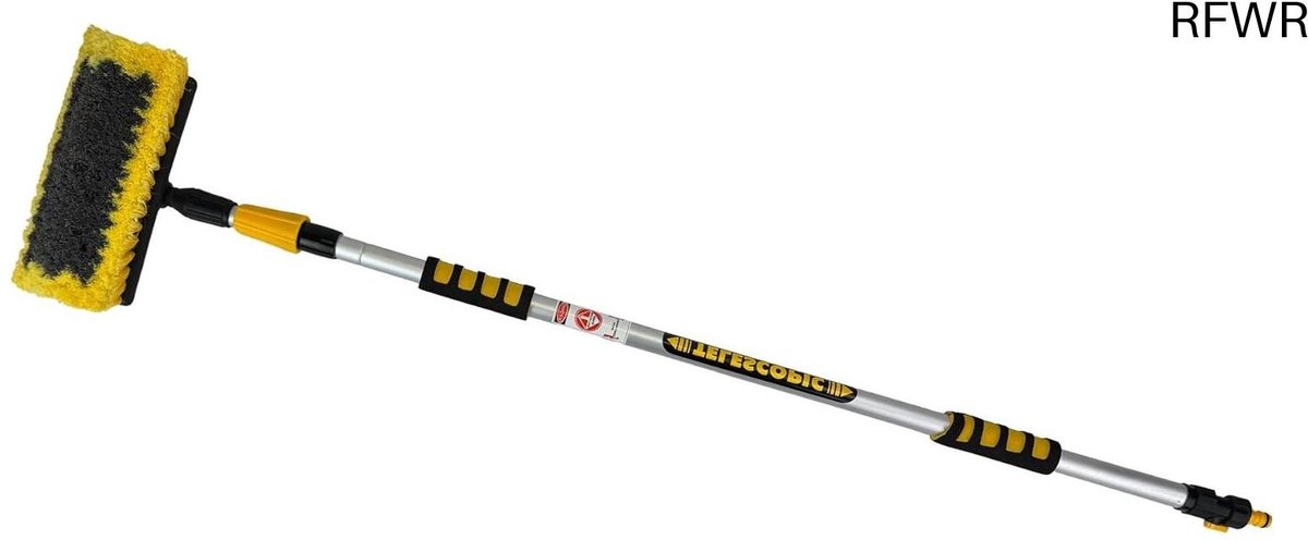 RFWR® Telescopische Wasborstel 2M - Sterk en Duurzaam voor Ramen en Auto