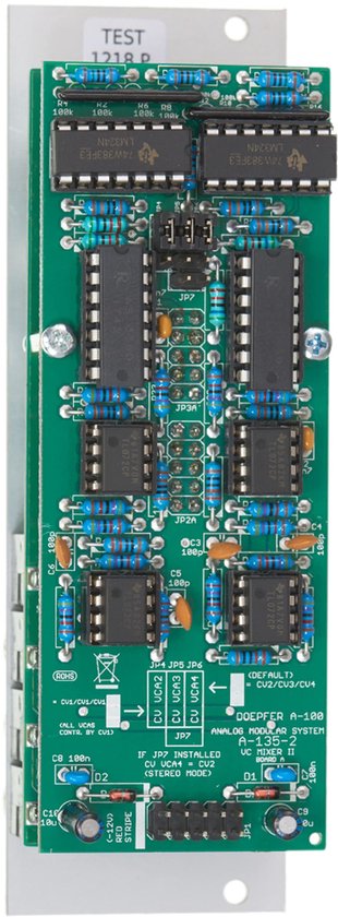 と*べ様 Doepfer Quad VCA / VC Mixer モジュラーシン Doepfer A-135-2 Quad VCA/VC Mixer モジュラー