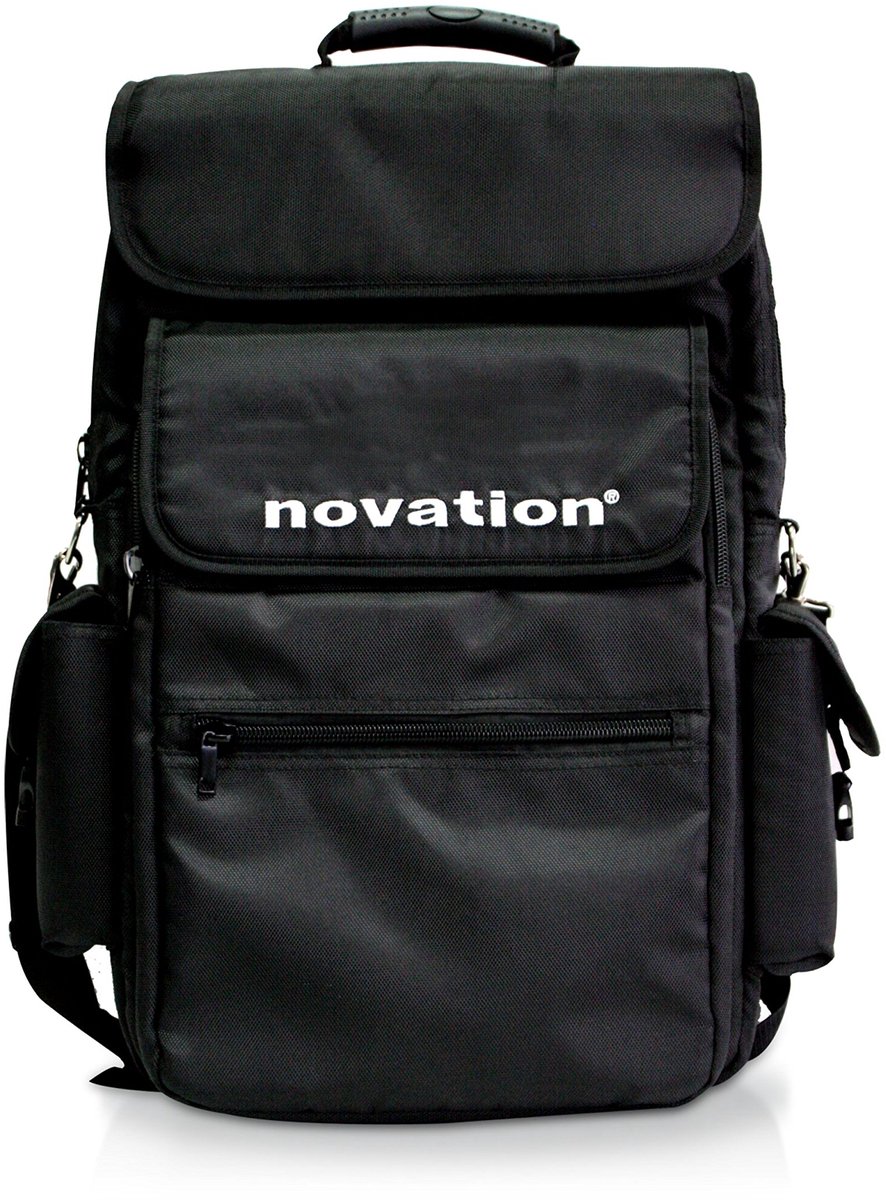 Novation Soft Bag Small - Keyboard Draagtas - 25-Toetsen Controller - Rugzakstijl - Laptopvak 15 inch - Nylon - Zwart