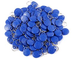 RFID Sleutelhangers voor Toegangscontrole - 100 stuks - Blauw