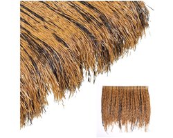 Synthetisch Rieten Dak - Vuurvast Kunstmatig Palmstro - 10 stuks - Bruin - 47x50cm