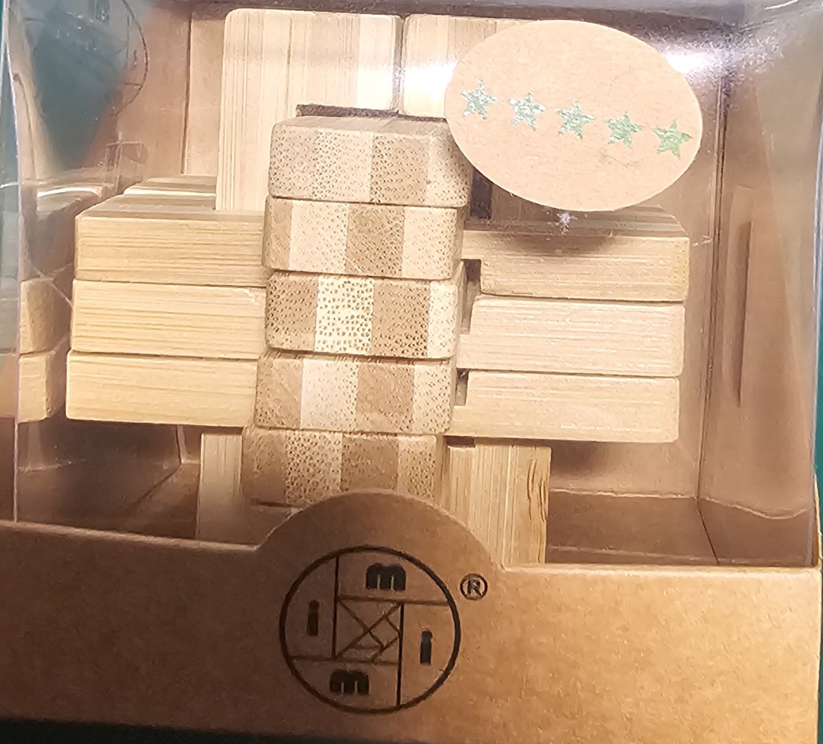 Bamboo puzzle knoop