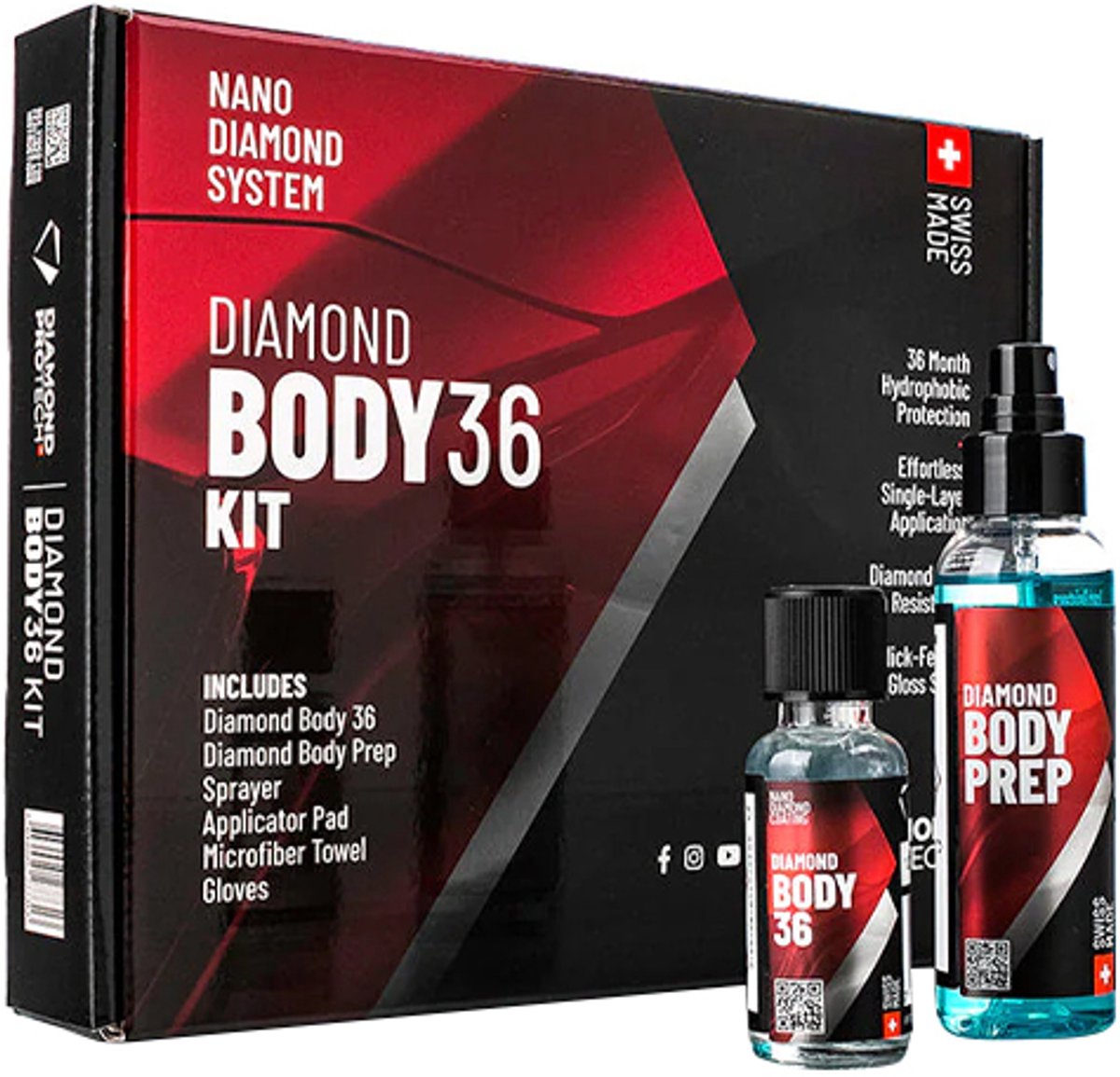 DIAMOND PROTECH DIAMOND BODY COATING 36 CONSUMER KIT 36 MAANDEN BESCHERMING