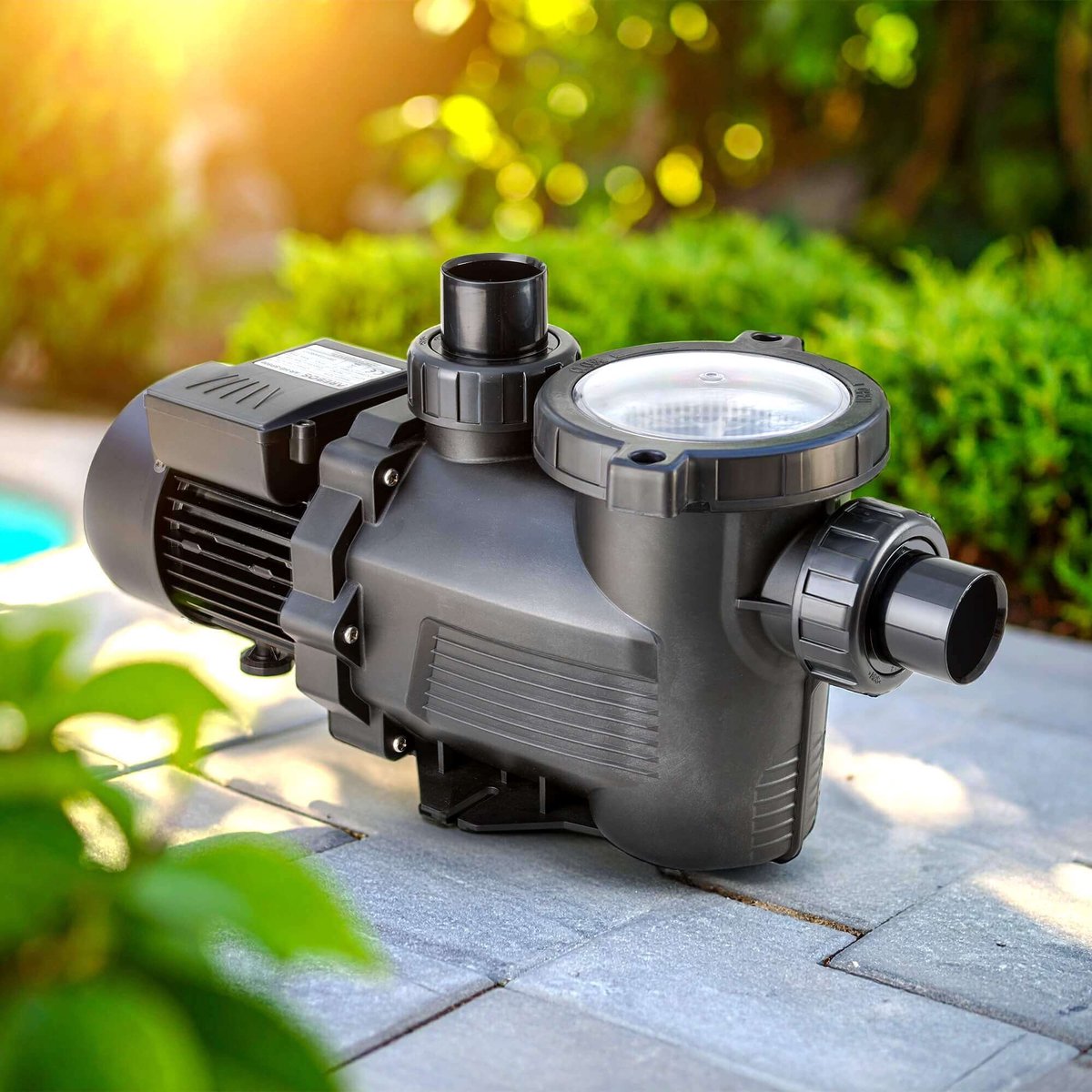 AREBOS Zwembadpomp met voorfilter zandfilterinstallatie krachtig 800W 19000 l/u – foto 4