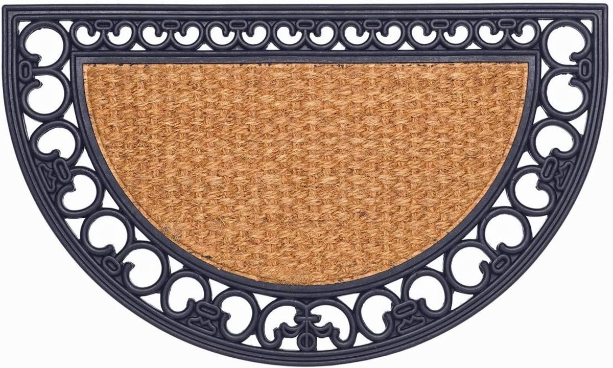 Hamat Deurmat Gazelle Halfrond 45 x 75 cm 200 Naturel
