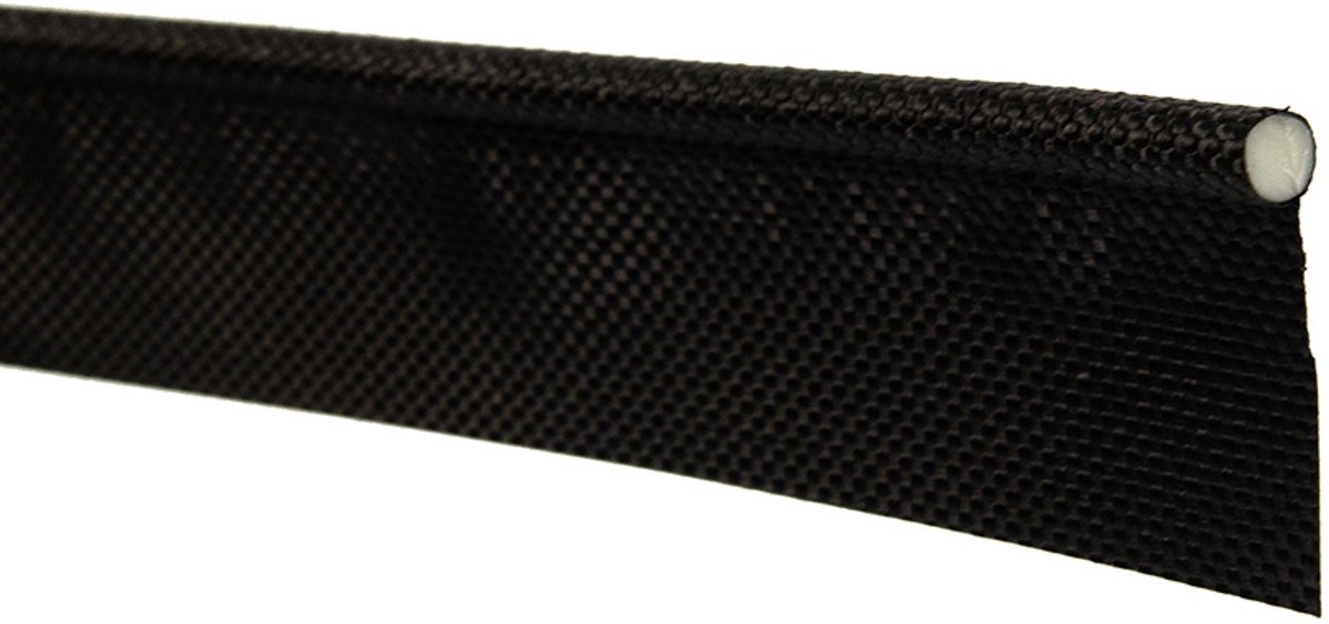 Caravanpees 7mm zwart enkele vlag