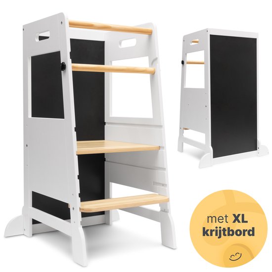 Leertoren Keukenhulp - Opvouwbaar - Zwart kopen