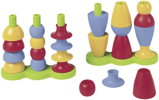Triolo petit ensemble, 26 pièces - 2 bases et 24 pièces en plastique