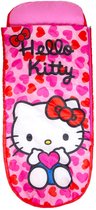 Character World Hello Kitty ReadyBed Opblaasbaar luchtbed en slaapzak voor kinderen met pomp | Reismatras voor meisjes voor logeerpartijtjes en kamperen of thuisgebruik