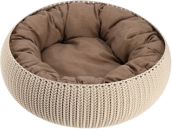 Curver Cozy Pet Bed - Crème - Kattenmand - Ø 50 cm