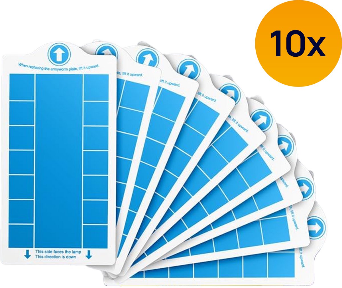 Wonact Plakstrips 10 Stuks - navulling voor de Wonact muggenstekker - Muggenlamp