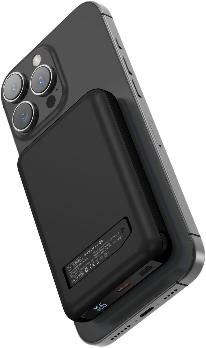 MOJOGEAR NovaMag All-in-1 Powerbank 10.000 mAh - Draadloos - afbeelding 2