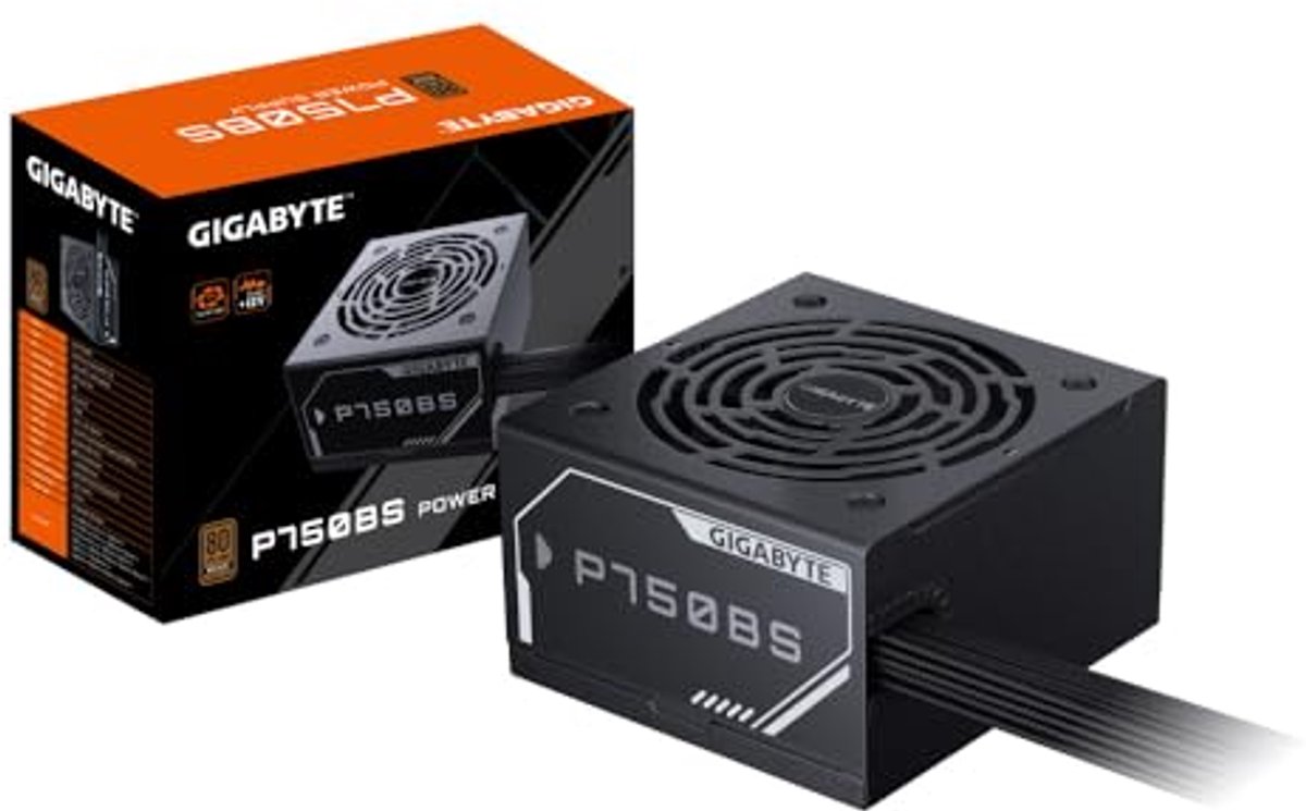 Gigabyte 750W ATX 12V Standard - Interne voeding - P750BS - 80 PLUS Bronze