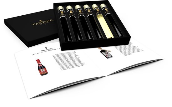 Tasting Collection Balsamico proeverij - 6 tubes in luxe cadeau box