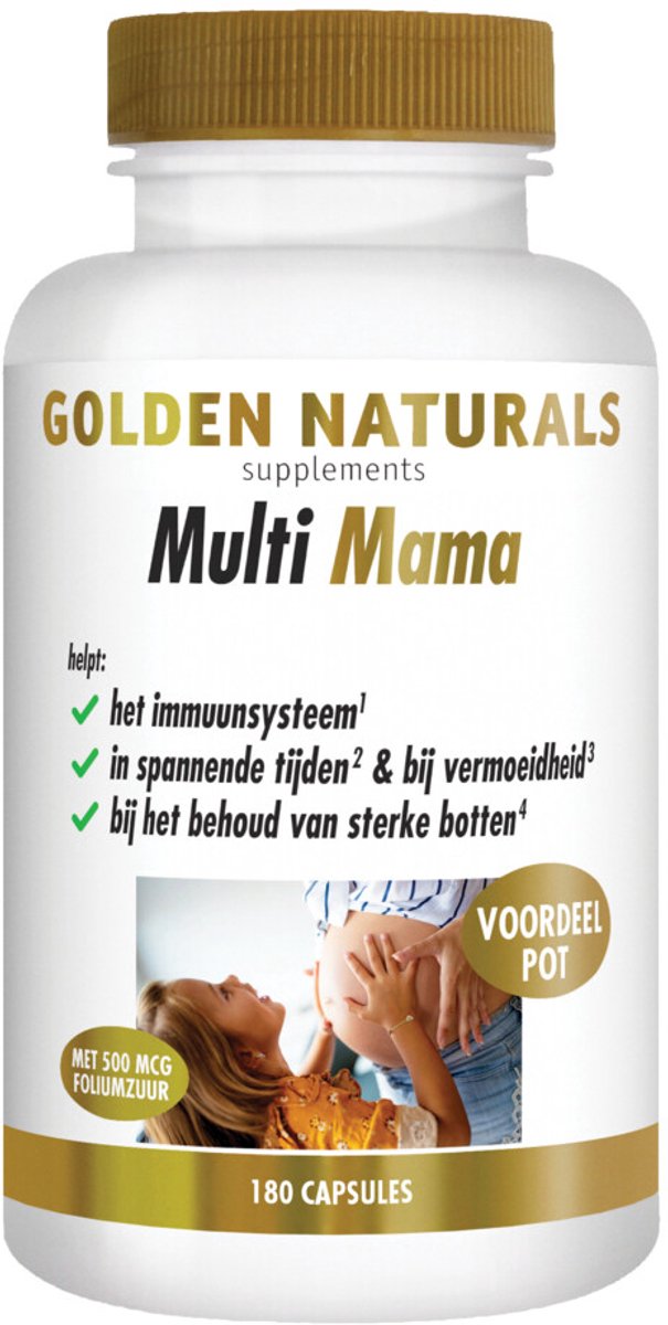 Golden Naturals - Multi Mama - 2 x 180 vegacapsules - Voordeelverpakking
