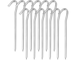 TOVBMUP 20 haringen - Aluminium haringen - Tentbevestigingen - 18 cm haringen - Geschikt voor tuinieren, kamperen, reizen