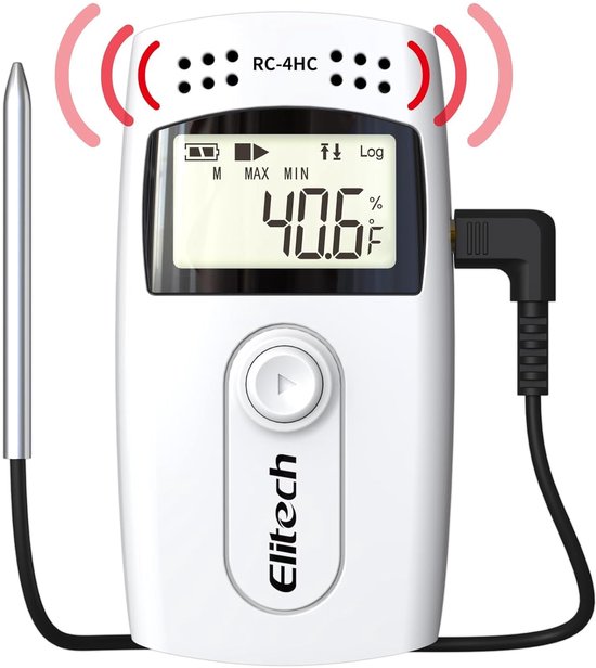 Elitech RC-4HC USB Thermometer Hygrometer Sensor (5 stuks) | bol