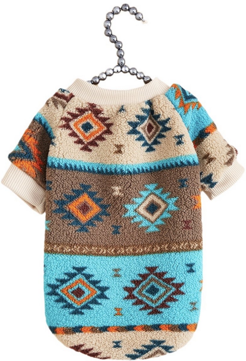 Teddy Fleece Hondentrui Etnic XS - Ruglengte: 20CM, borst: 30CM