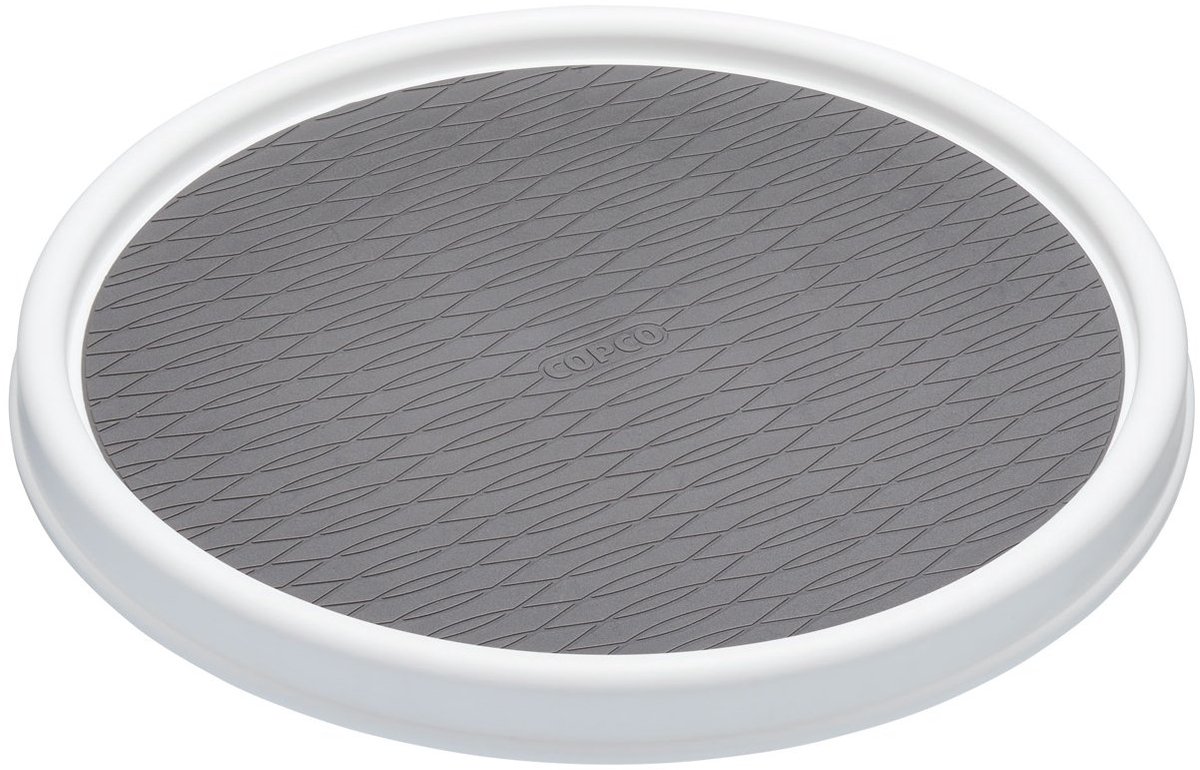 Draaiplateau voor Keuken - Ruimtebesparend - 1 stuk - Wit/Grijs - Plastic - 30 cm