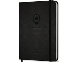 Systemyze Adresboek – Adresboekje met Alfabet – Adressenboek – Telefoonboekje – A5 – Zwart
