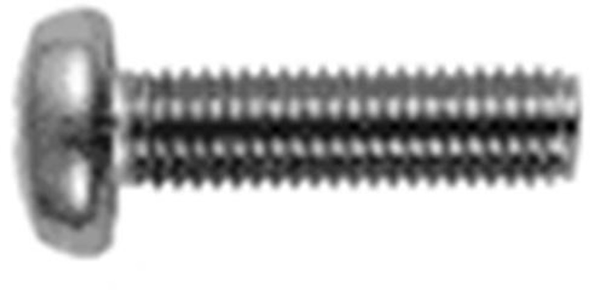 Metaalschroef Din7985Ph M3X10Mm Ck RVS A2 - 200 stuks