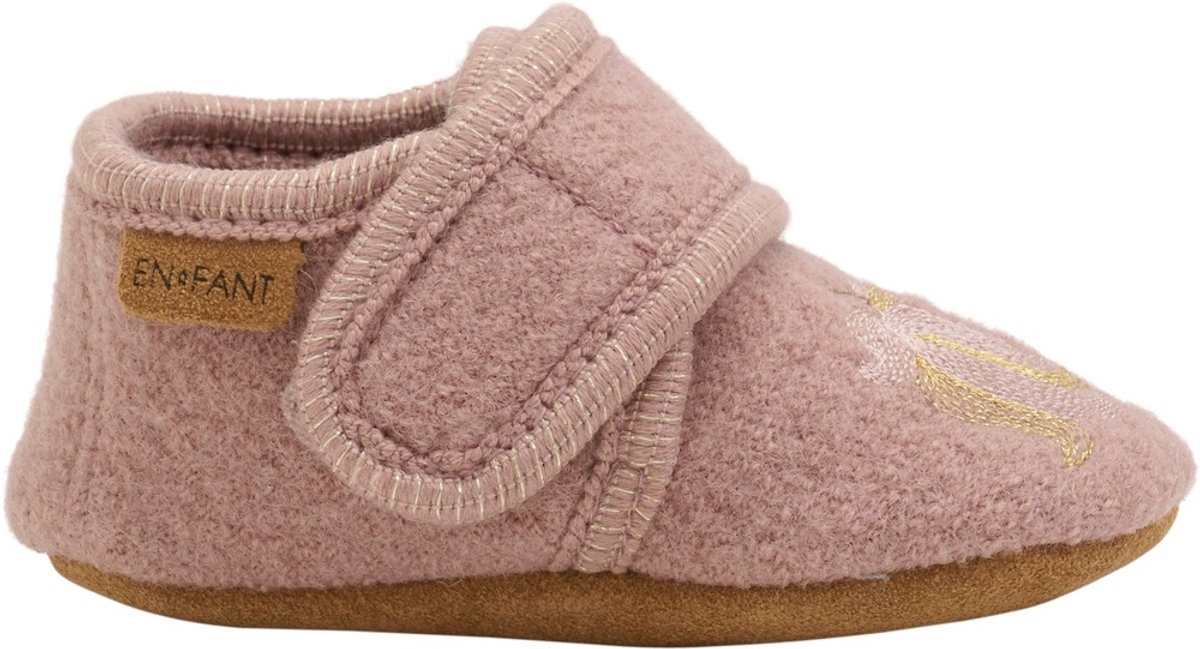 En Fant Kinderslippers Wool Slippers mit -borduursel 6384