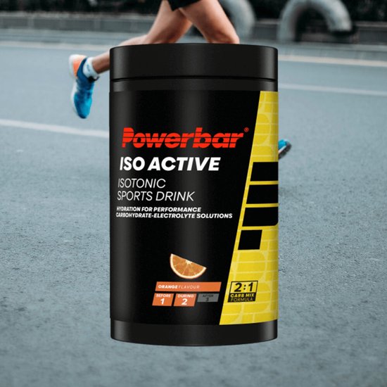 Powerbar sportdrank - IsoActive - Orange - 600 gram - 9 liter — afbeelding 2