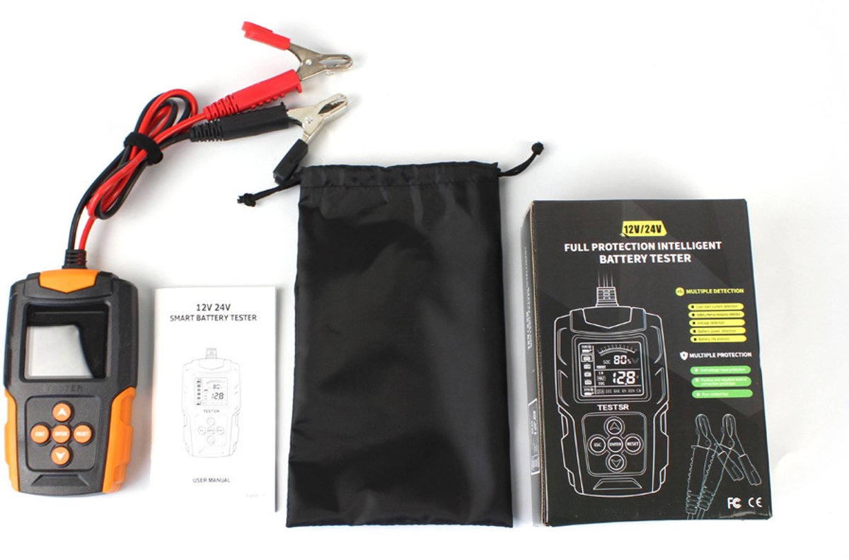 Scanner Batterijtester 12V/24V - Snelle accu diagnose thumbnail 3