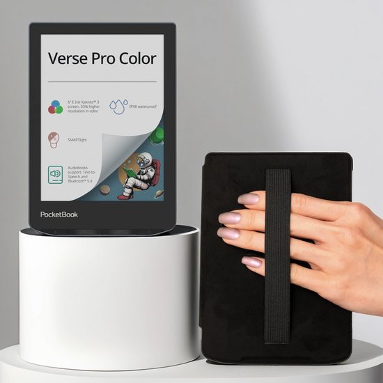 PocketBook Verse Pro Color - Stormy Sea + Zwart met elastiek - PocketBook - €215,00