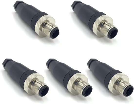 Connecteur circulaire industriel étanche IP67 avec options 3 4 5 6 broches pour