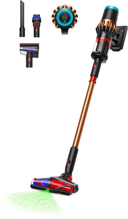 Dyson V16 Piston Animal - Steelstofzuiger - Zwart/Koper - 315 Air Watts - Hepa