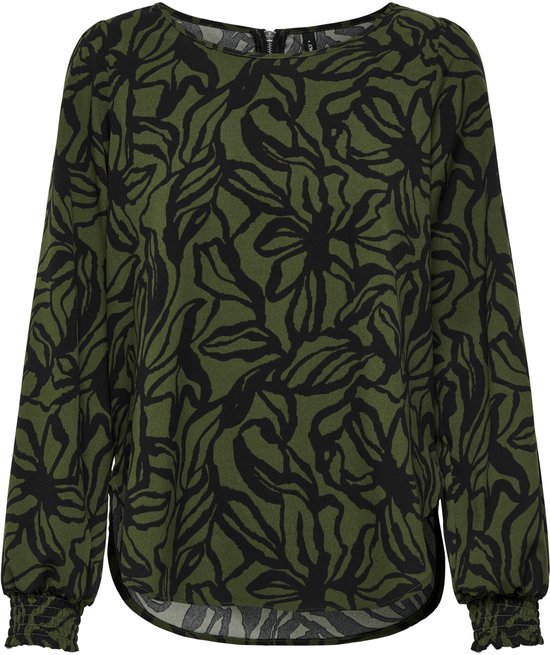 Only T-shirt Onlelite Life L/s Top Noos Ptm 15332214 Black/rebel Grap Dames Maat - 36