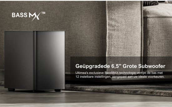 ULTIMEA Poseidon D80 - Soundbar met subwoofer en losse speakers - Zwart van Ultimea — afbeelding 5