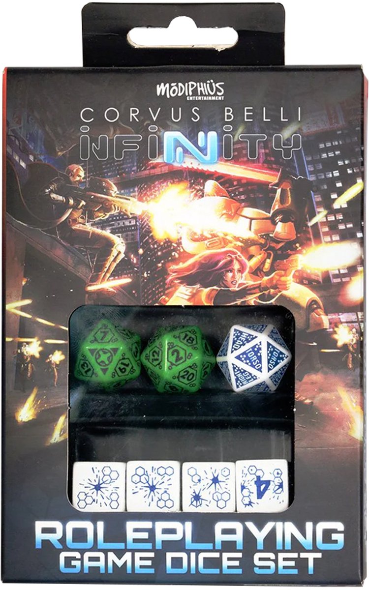 Infinity RPG: Ariadna Dice Set - RPG Accessoire - Modiphius Entertainment