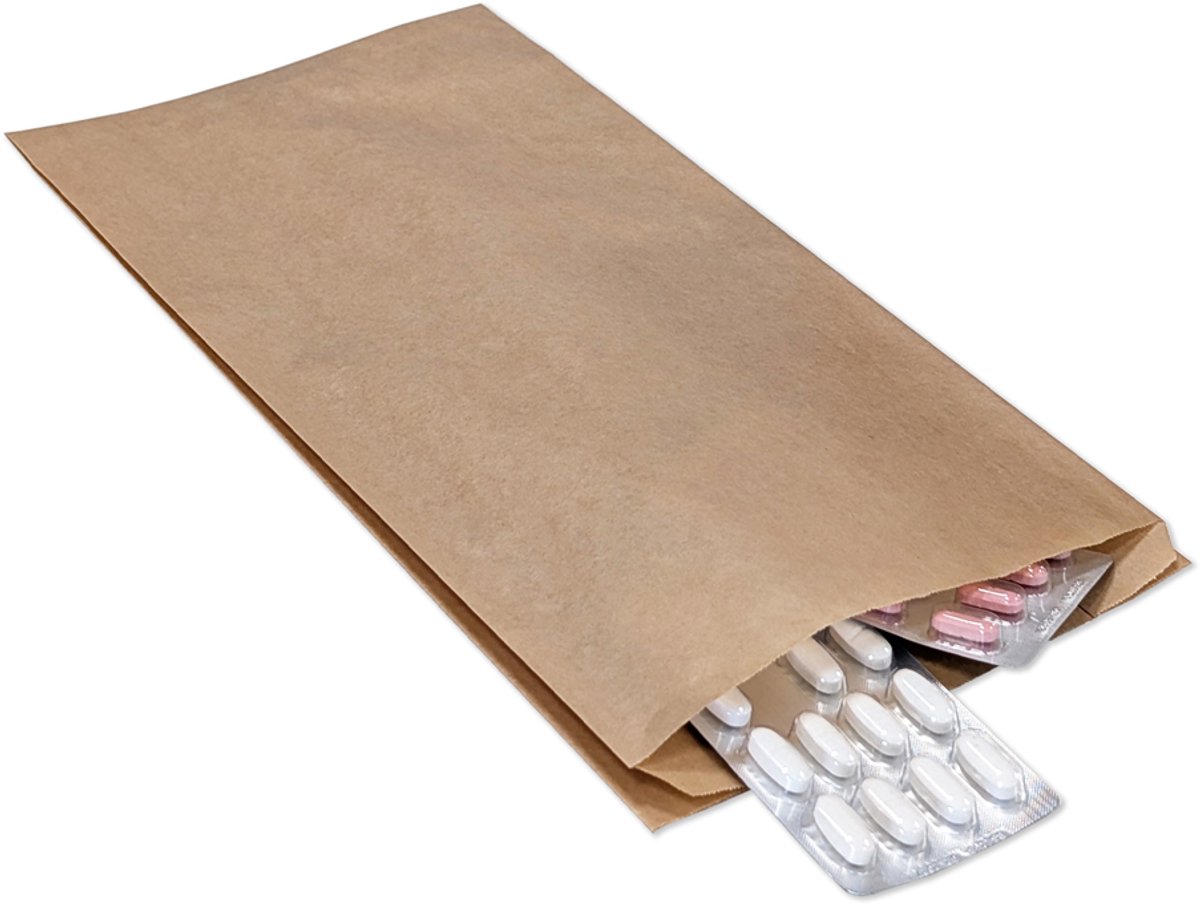 MAILmedia Zijvouwzak, 160 x 60 x 280 mm, wit