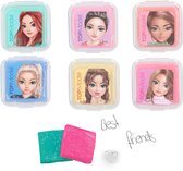Set Pâte à Modeler Pétrir & Effacer Pastel - 6 Couleurs Glitter Vanille, Rosé, Aqua Pour Enfants