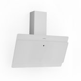 Klarstein Aurica 90 Afzuigkap - 90 Cm Breed - 610 M³/H - Met Led-Verlichting En Touch Bediening - Glazen Design - Wit