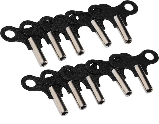 nr. 2191 - 1 = 2,50 mm Staal vernikkelde kloksleutel / opwindsleutel