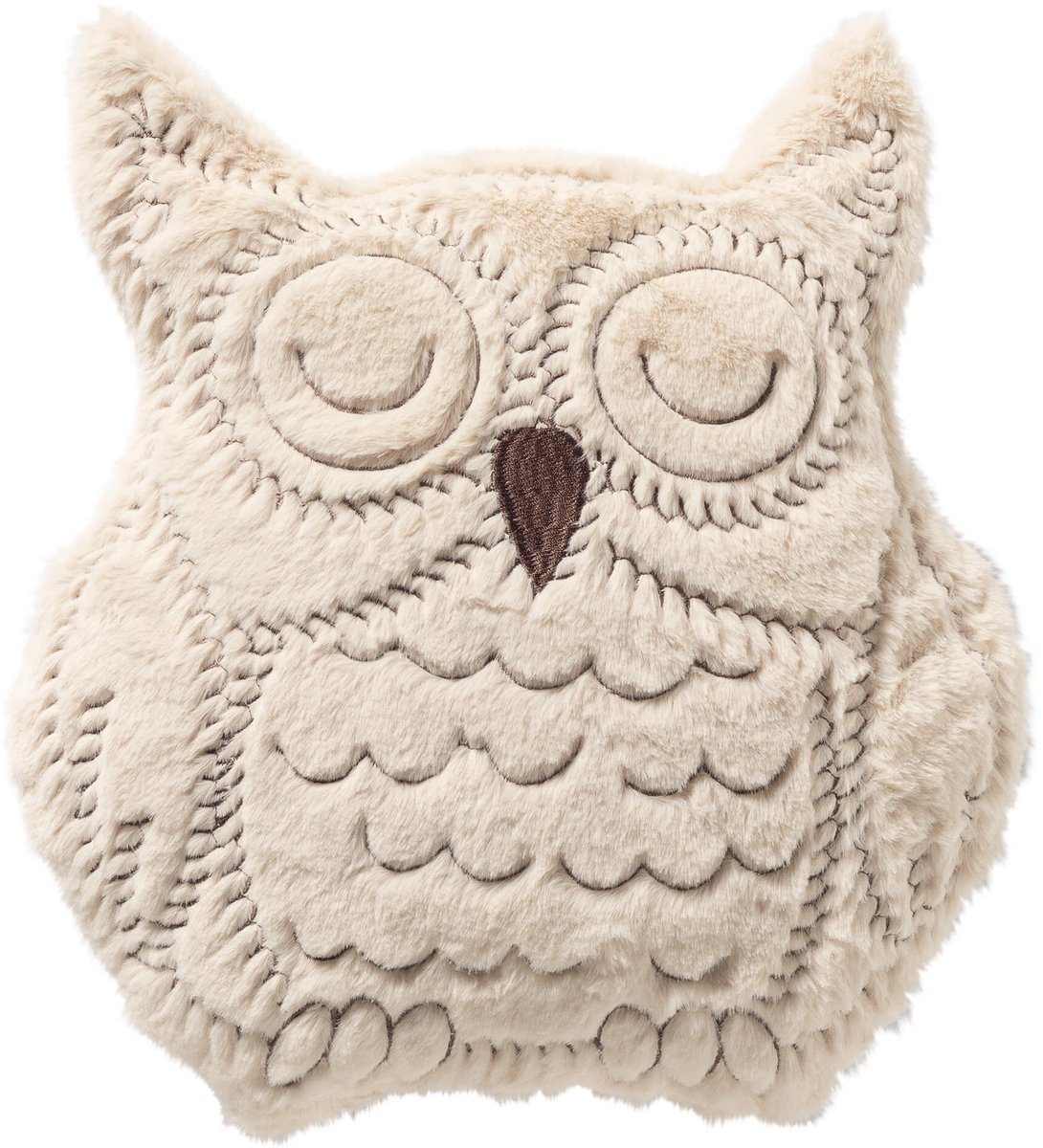 OWL - Sierkussen 35x40 cm uil - beige