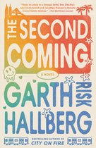 Boekcover met de titel "The Second Coming" in regenboogkleuren, met een citraat van The Wall Street Journal.